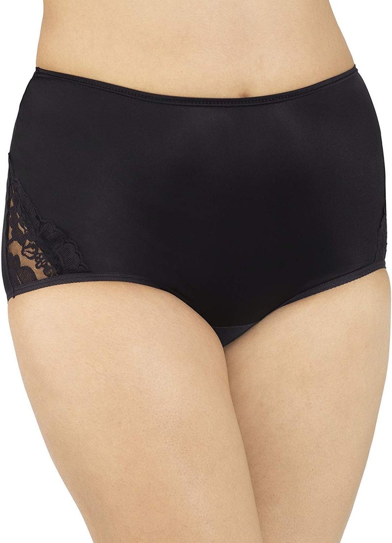 Vanity Fair Women's Perfectly Yours Lace Nouveau Brief Panty - Full Coverage with Lace Insets - Image 1